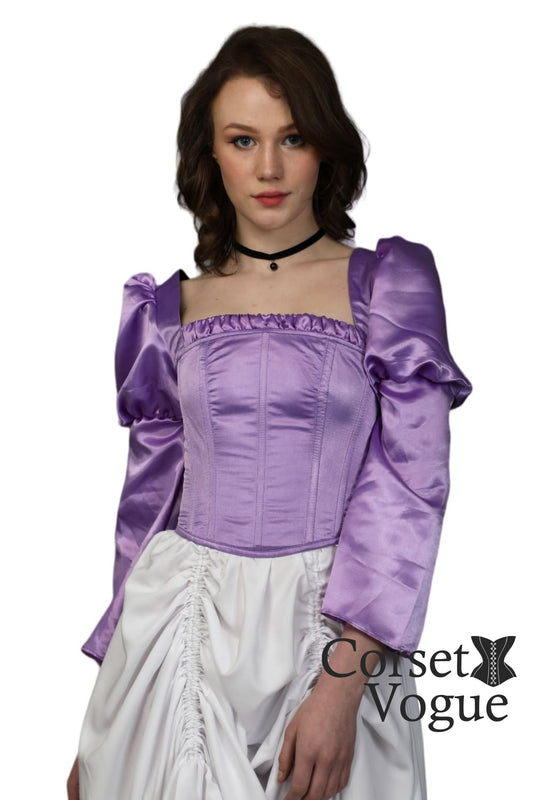 Corset Top with Sleeve front