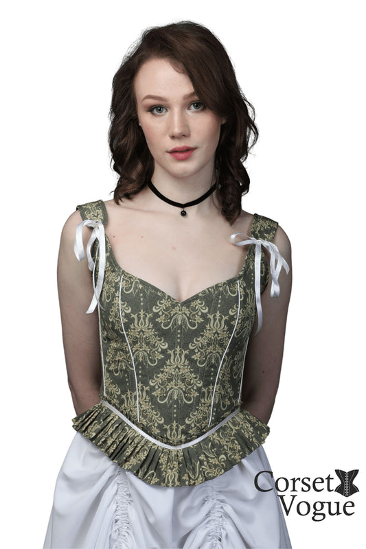Historical Printed Corset front 