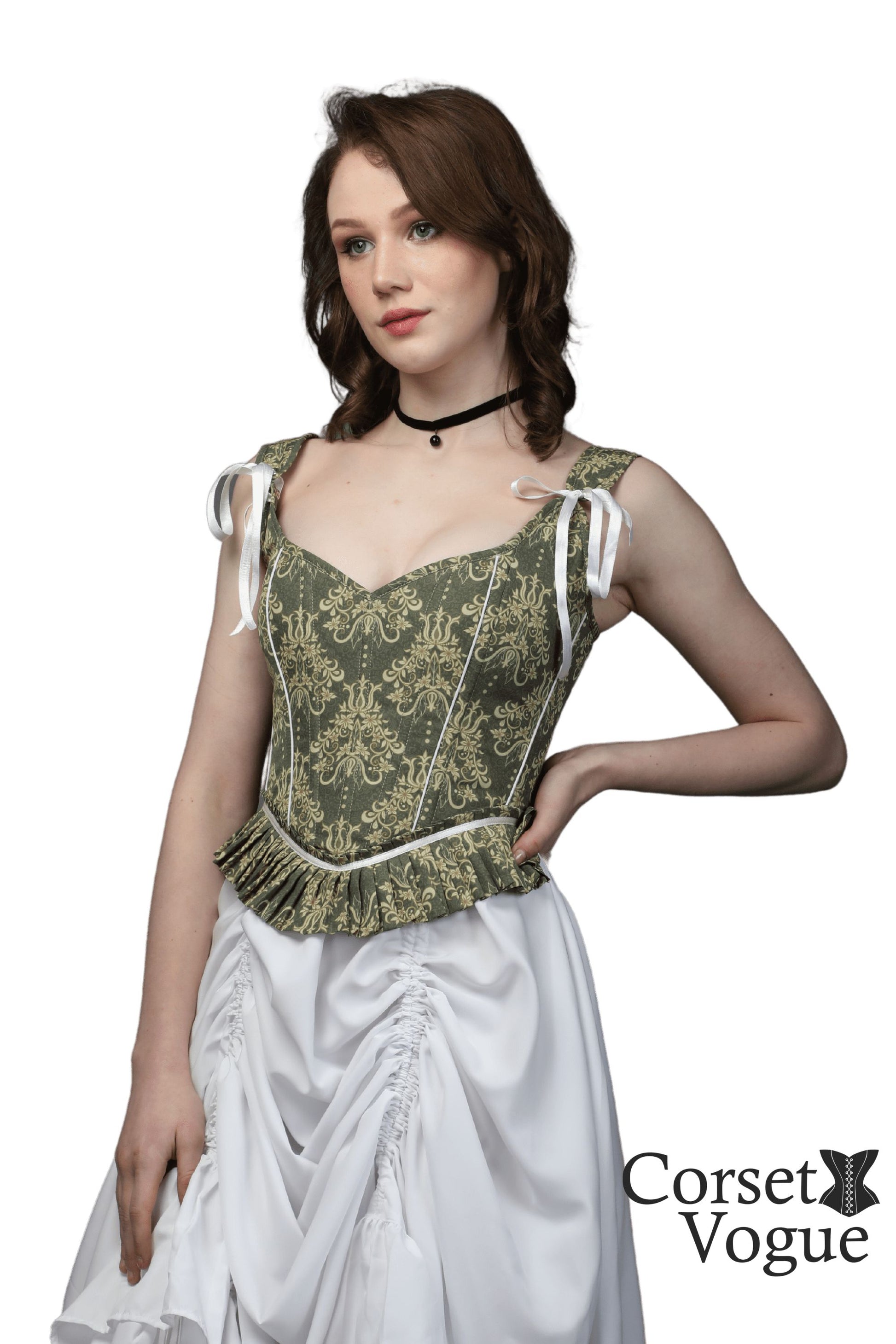 Historical Printed Corset side 