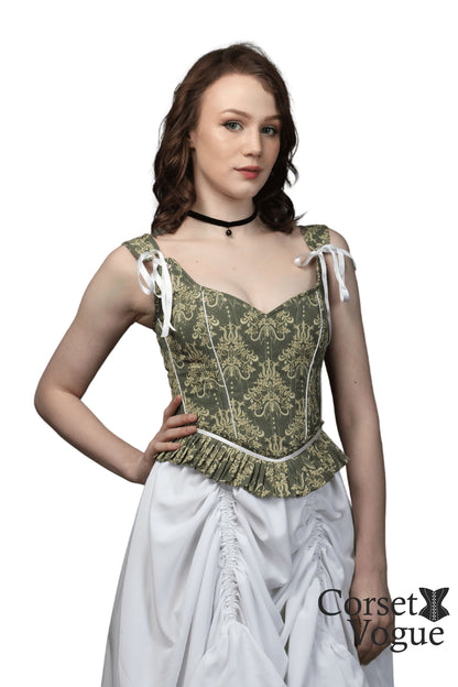 Historical Printed Corset otherside 