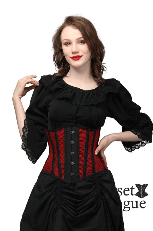 mesh corset front