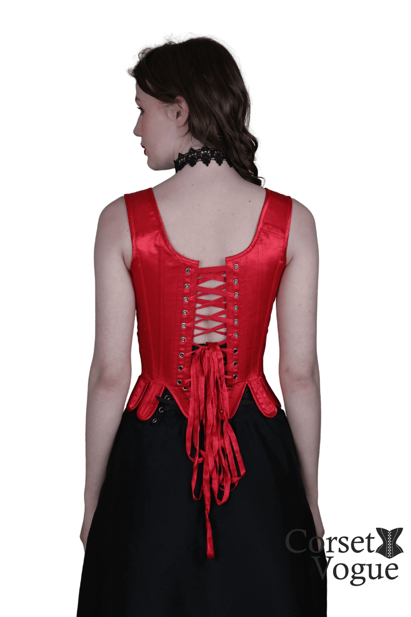 Historical Red Corset Back