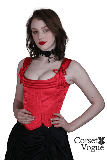 Historical Red Corset side 